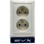 LEGRAND Valena dvojzásuvka béžová 82x122x53mm – Zboží Mobilmania