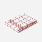 Goldea červené proužky 50 x 70 cm – Zboží Mobilmania