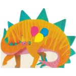 Wrimes Cosmetics Dino party color Ubrousky 33x26 cm 16 ks