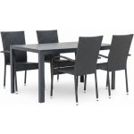 Vikio Zahradní ratanová sestava pro 4 osoby DT255 antracit – Hledejceny.cz