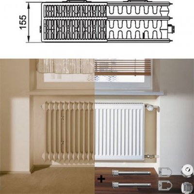 Kermi Therm X2 kompakt 33 554 600 FK033D506