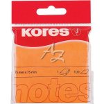 Kores samolepicí bloček neon oranžový 75 x 75 mm, 100 listů – Zbozi.Blesk.cz