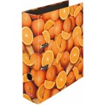 Herlitz kroužkový pořadač A4 8 cm lamino Pomeranče – Zboží Živě