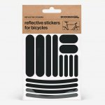BOOKMAN reflexní samolepky Strips barva Černá – Zboží Mobilmania