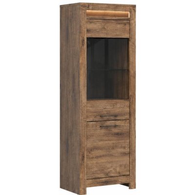BRW Prosklená Torin S481-REG1D1W Dub Ribbeck / Hnědá – Hledejceny.cz