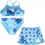 Difuzed Dívčí třídílné plavky se sukýnkou Lilo & Stitch motiv Tropical Blue – Zboží Dáma