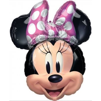 Foliový balonek hlava Minnie Mouse Forever 53 x 66 cm