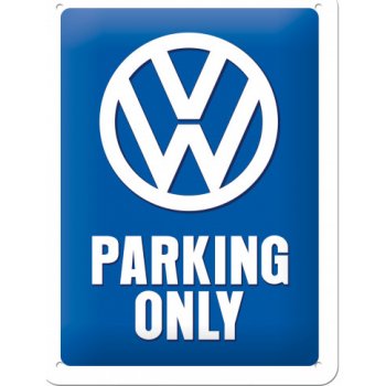 Plechová cedule - VW Parking Only