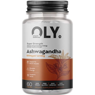 Oly Ashwagandha 500 mg 60 kapslí – Hledejceny.cz