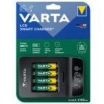 Varta LCD Smart Charger + 4x AA 2100mAh 57684101441 – Zboží Živě