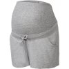 Těhotenské kalhoty Esmara dámské těhotenské šortky šedá