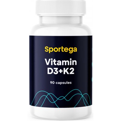 Sportega Vitamin D3+K2 90 kapslí – Hledejceny.cz