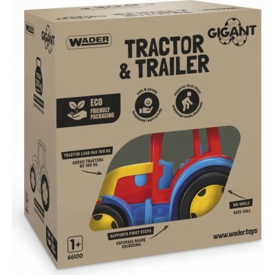 Wader GIGANT traktor s vlekem