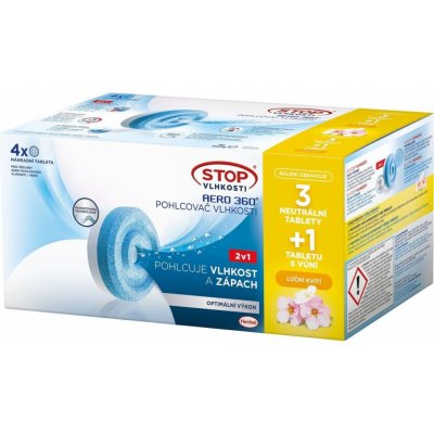 Ceresit Stop vlhkosti Náhradní tablety do pohlcovače vlhkosti Aero 360° 2v1, 4 x 450 g – Zboží Dáma