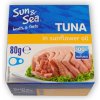 Konzervované ryby Sun & Sea Tuňák ve slunečnicovém oleji 80 g