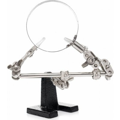 Držák s lupou, třetí ruka, Kraft&Dele KD10454 – Zboží Mobilmania