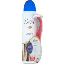 Kosmetická sada Dove Original antiperspirant sprej 150 ml + holicí strojek dárková sada