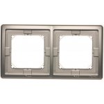 Simon BMR2B/29 Rámeček 2-násobná IP44 saténová – Hledejceny.cz