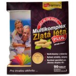 VitaHarmony MultiKomplex Zlatá léta PLUS Multivitaminy pro 45+ leté 90 tablet – Hledejceny.cz