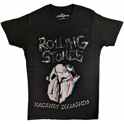 Rolling Stones tričko Hackney Diamonds Faded Logo Black pánské – Zboží Mobilmania