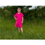 Nelly Mušelínové pončo dětské - jasně růžové – Zbozi.Blesk.cz