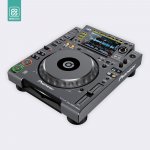 Doto Design Skin CDJ 2000 NXS FULL COLORS Graphite Grey – Zboží Živě