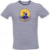 Pánské Tričko Tričko s potiskem Pepek s Ariel pánské Bílá Modrá