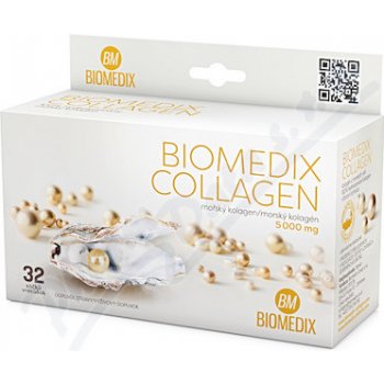 Biomedix Collagen 32 sáčků + C Vitamin 100 mg 60 tablet