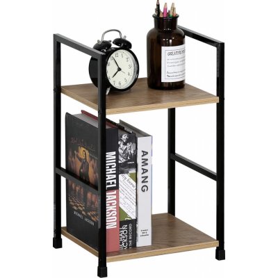 Autronic Regál 2 police GD-212 OAK – Zboží Dáma