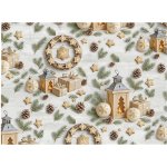 UNIPAP balicí papír vánoční klasik V308 100x70 5811870 567608 – Zboží Dáma