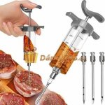 Injektor na maso pro vstříknutí marinády + 3 jehly - Ruhhy – Zbozi.Blesk.cz