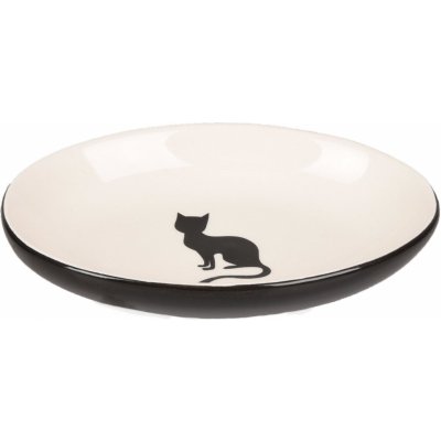 Flamingo Cat Nala keramická miska černobílá 13 cm 90 ml – Zboží Dáma