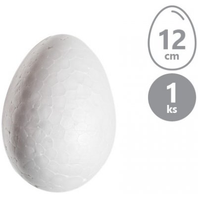 No Name Vajíčko polystyrénové 12 cm 1 ks