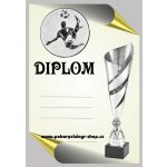 VIZINGR Nohejbal diplom A4 č.21 – Zboží Dáma