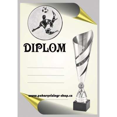 VIZINGR Nohejbal diplom A4 č.21 – Zboží Dáma