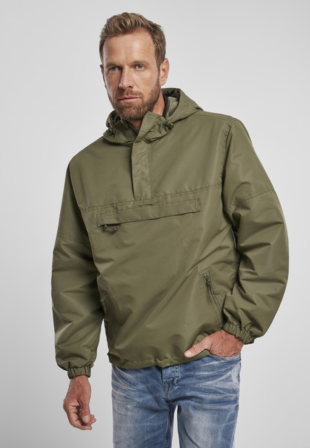 Brandit Summer Pull Over Jacket olive