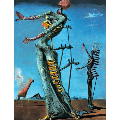 Umělecký tisk Salvador Dali - Girafe En Feu, Salvador Dalí, (50 x 70 cm) – Zboží Mobilmania