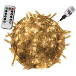 Voltronic 59732 Vánoční LED osvětlení 40 m teple bílá 400 LED + ovladač – Sleviste.cz