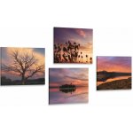 Set obrazů příroda plná romantických barev - 4x 60x60 – Hledejceny.cz