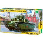 Zvezda Slepovací model T 35 Heavy Soviet Tank 1:35 – Zbozi.Blesk.cz