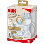 Nuk kojenecká láhev Nature Sense s kontrolou teploty bílá 150 ml – Zboží Dáma
