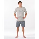 Gina pánské pyžamo krátké 79190P šedé – Sleviste.cz