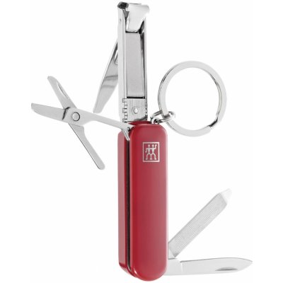 Zwilling Beauty Multifunkční manikúrní přívěšek Inox 6 cm červený 42450-003 – Zboží Dáma