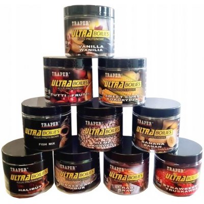 Traper Ultra Boilies 100 g 16 mm Jahoda – Zboží Mobilmania