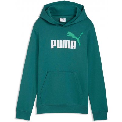 Puma Essentials 2 Color No 1 Logo Hoodie TR B zelená – Zboží Mobilmania