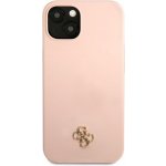 Pouzdro Guess 4G Metal Logo iPhone 13 - růžové – Zboží Mobilmania