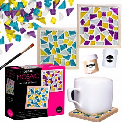 Mossaro Mozaika sada Podložka pod horký šálek čtvercová 2 kusy – Zboží Mobilmania