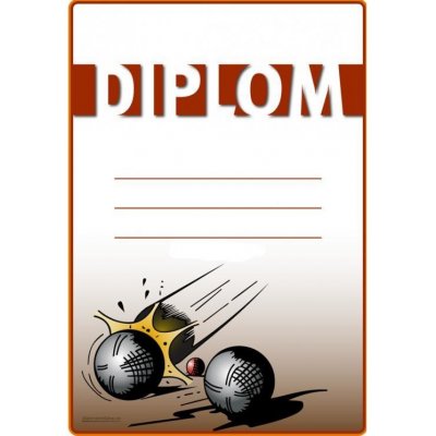 DP01a Diplom petangue – Zboží Mobilmania