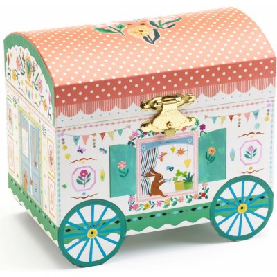 Djeco Šperkovnice a hudební skříňka 2 v 1 Enchanted caravan – Zboží Dáma