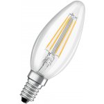 Osram LED žárovka E14 4W 2700K Filament čirá, teplá bílá – Hledejceny.cz